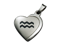 Серебряная подвеска «Символ Водолей»